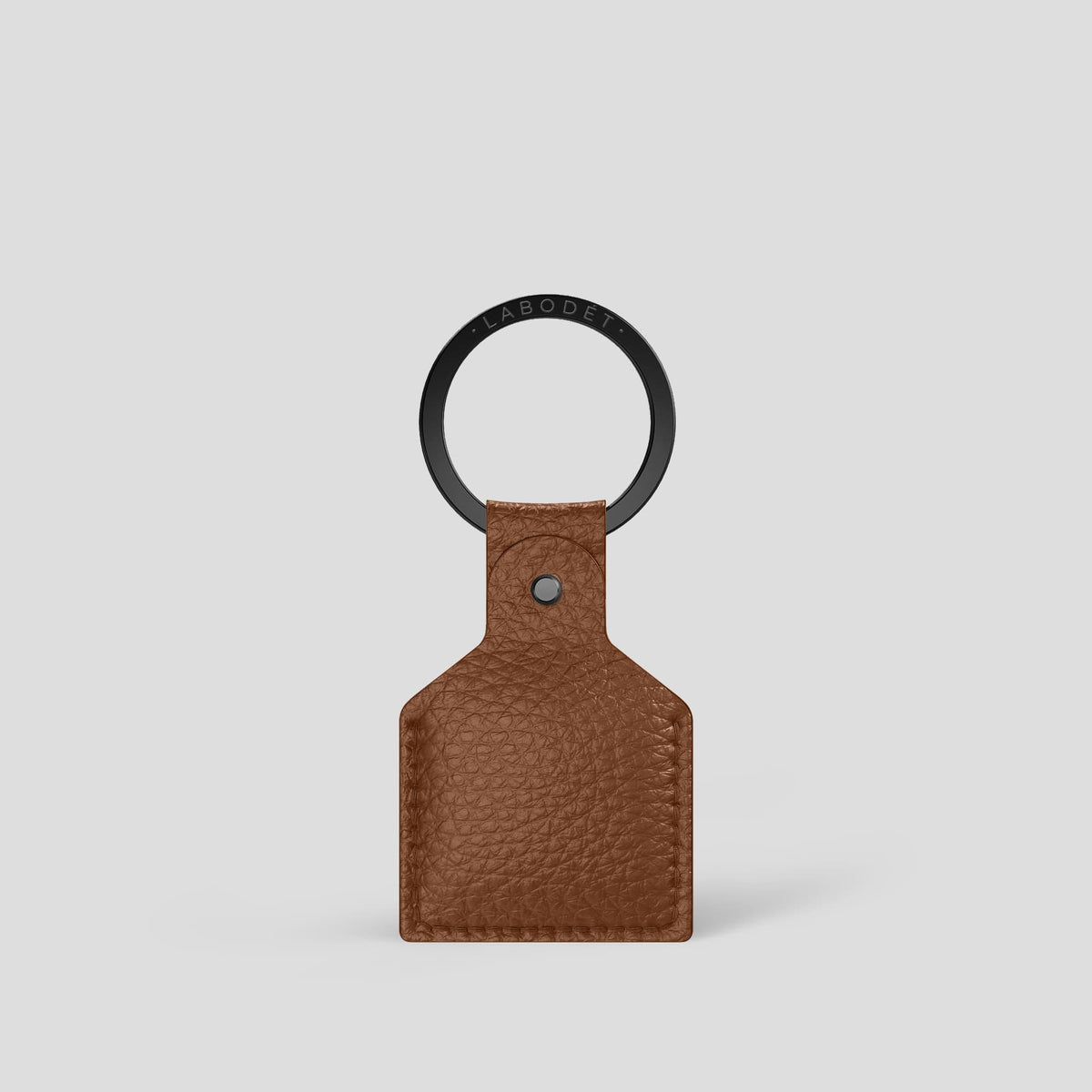 Caramel AirTag Calf with Black Metal -1 | Caramel-Black