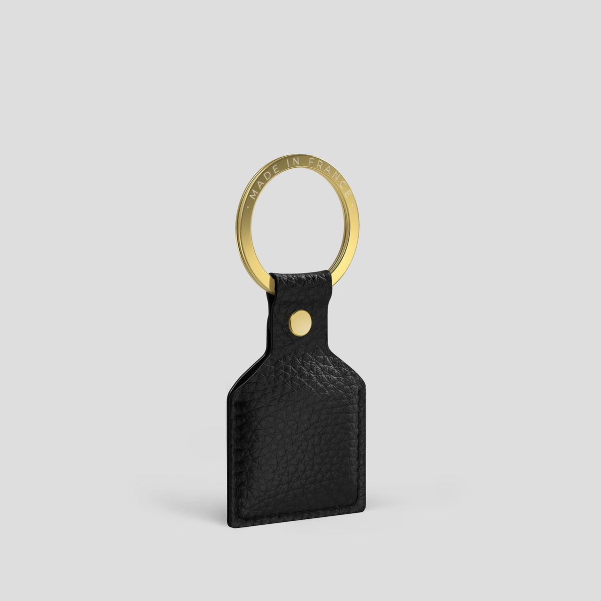 Black AirTag Calf with Gold Metal -4 | Black-Gold