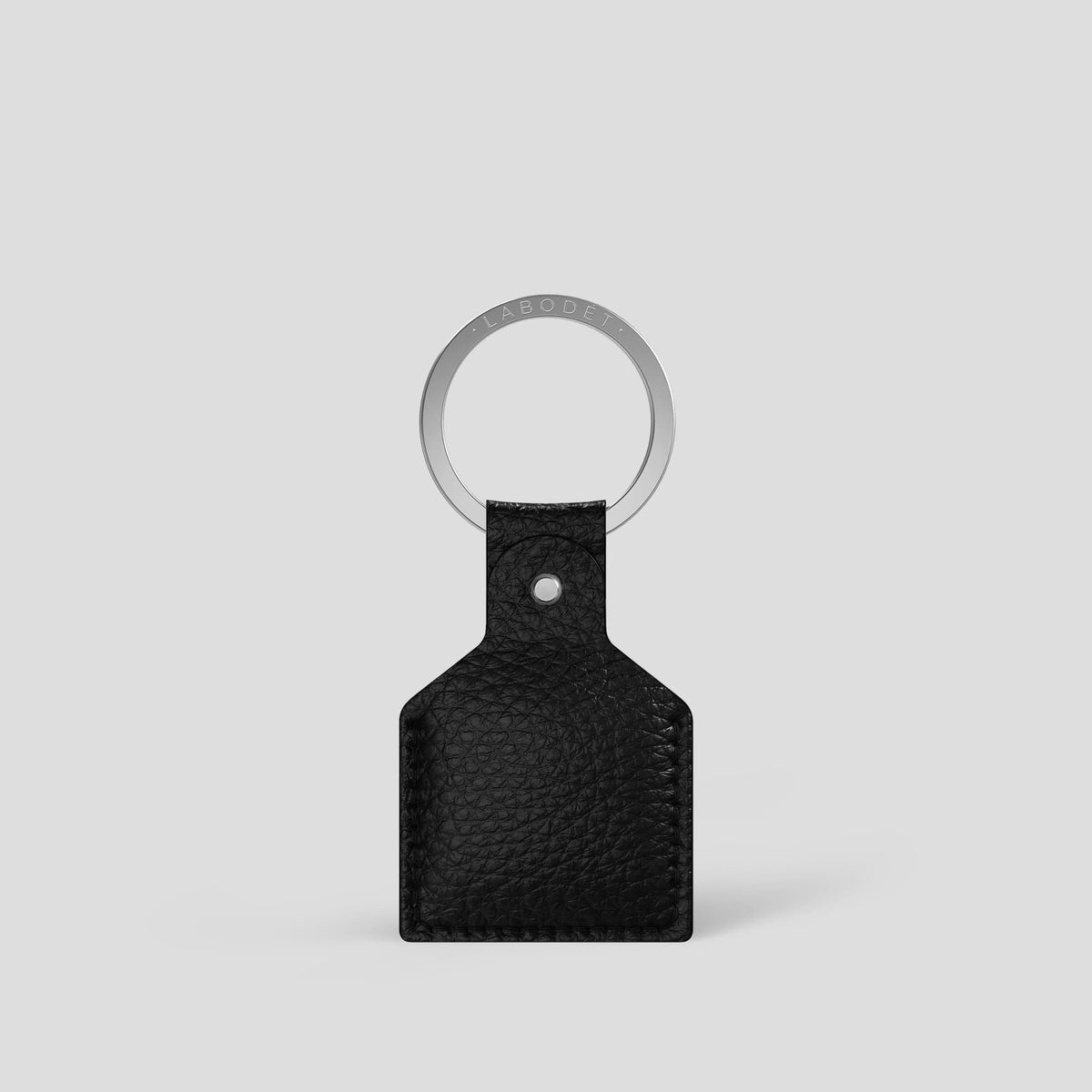 Black AirTag Calf with Steel Metal -1 | Black-Steel