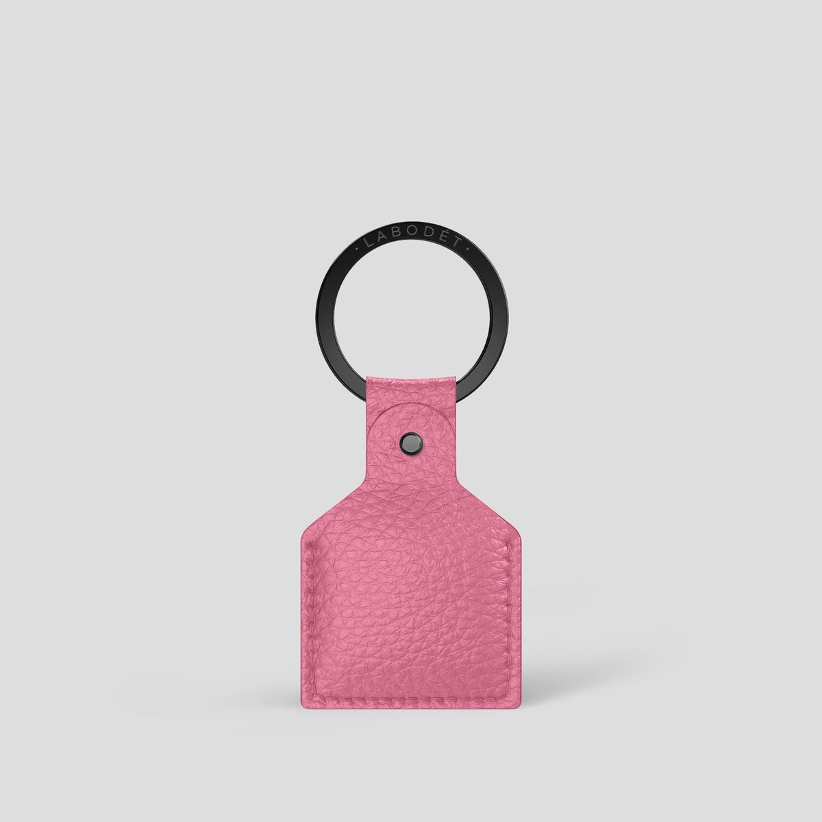 Pink AirTag Calf with Black Metal -1 | Pink-Black