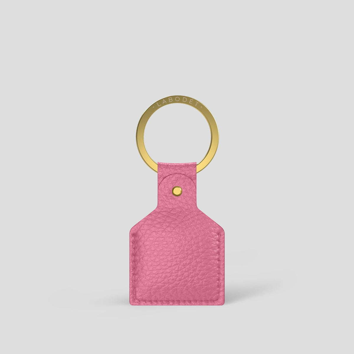 Pink AirTag Calf with Gold Metal -1 | Pink-Gold