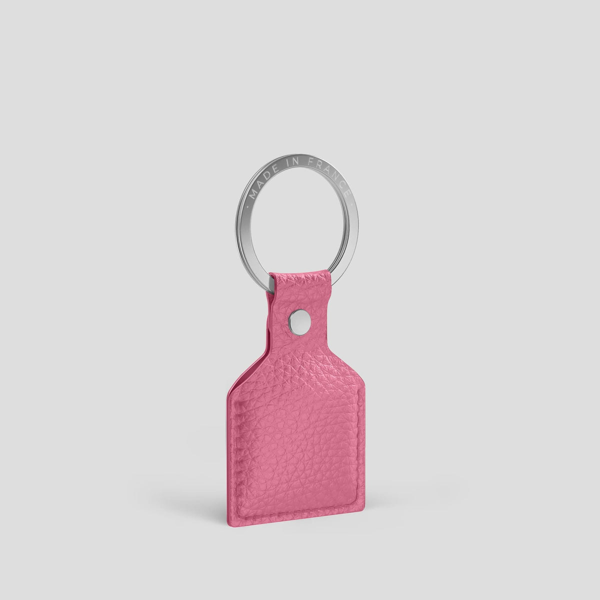 Pink AirTag Calf with Steel Metal -4 | Pink-Steel
