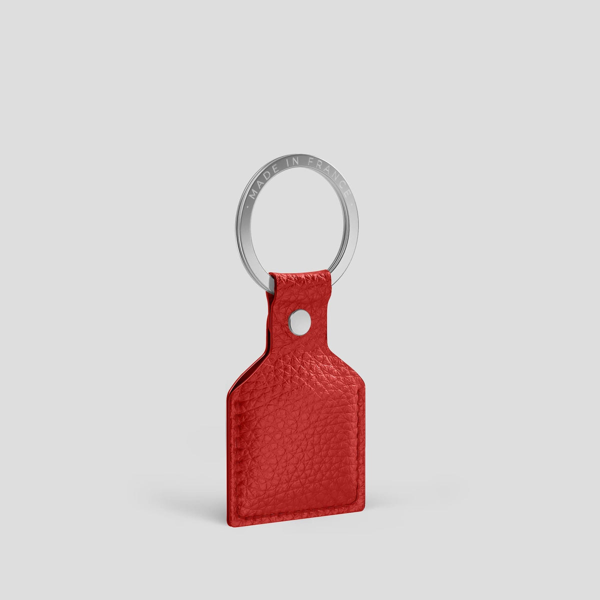 Red AirTag Calf with Steel Metal -4 | Red-Steel