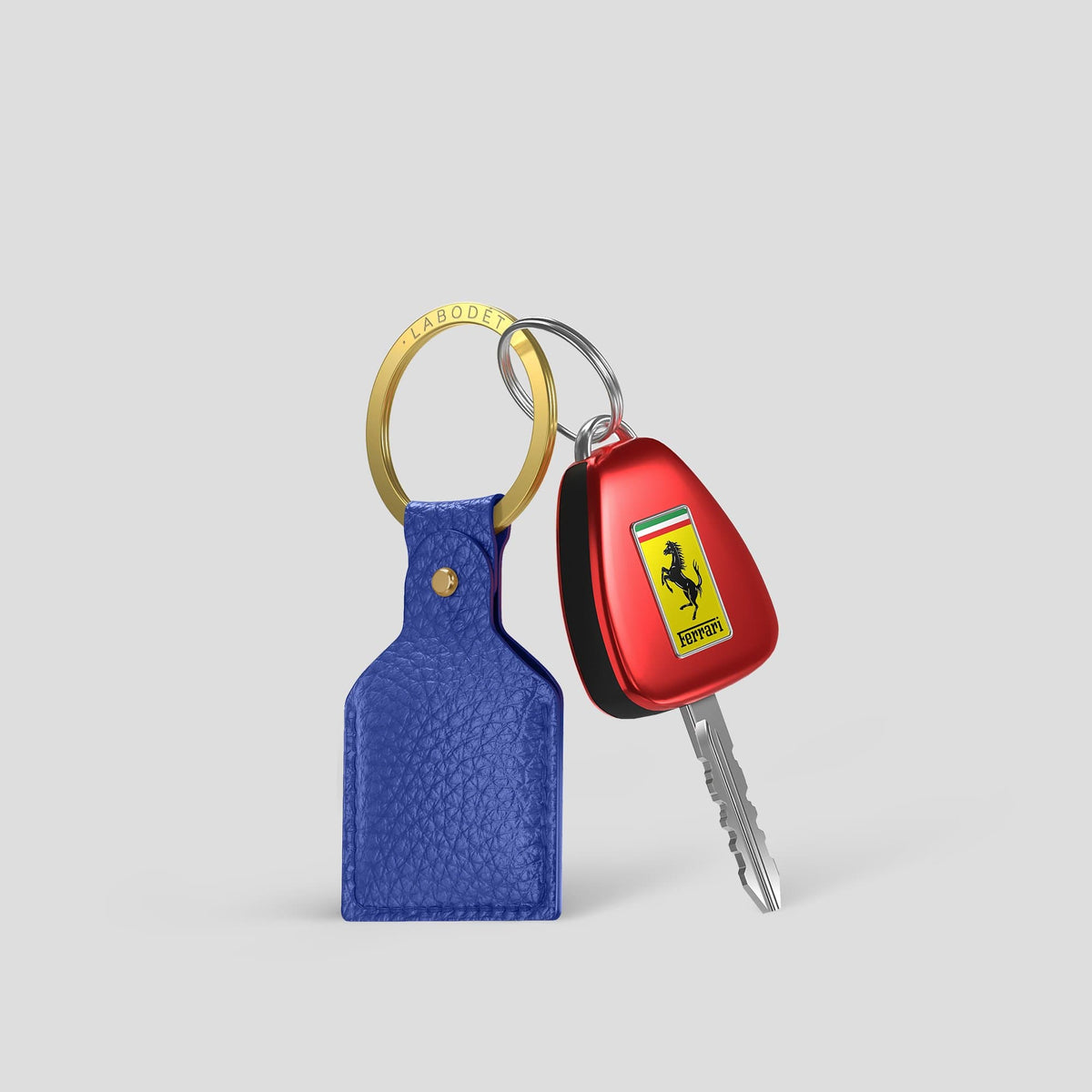 Royal Blue AirTag Calf with Gold Metal -3 | Royal-Blue-Gold