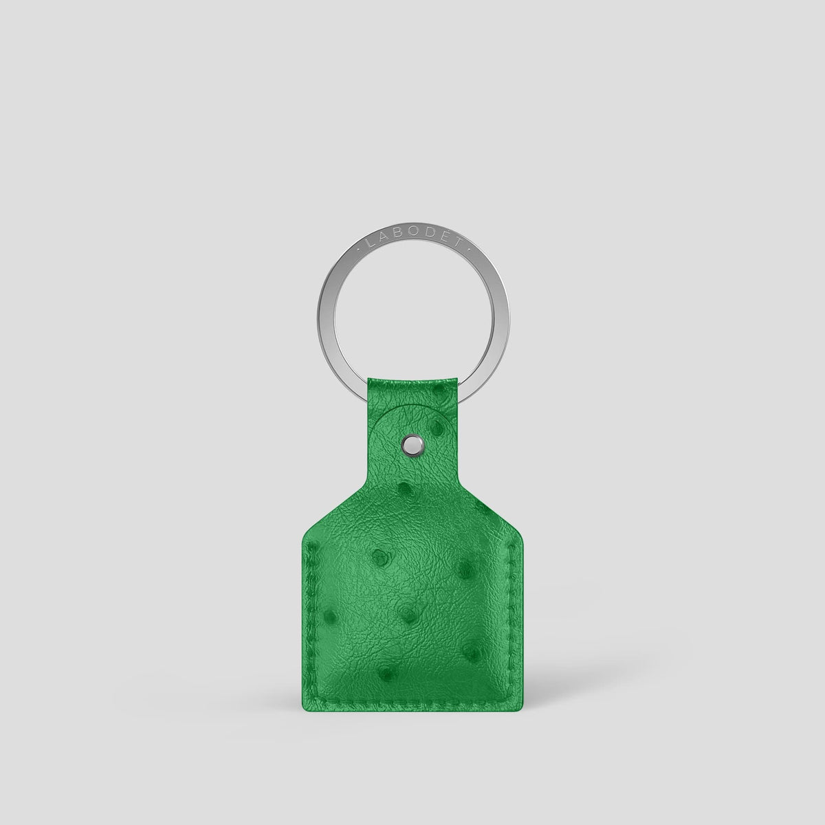 Kentucky Green AirTag Ostrich with Steel Metal -1 | Kentucky-Green-Steel