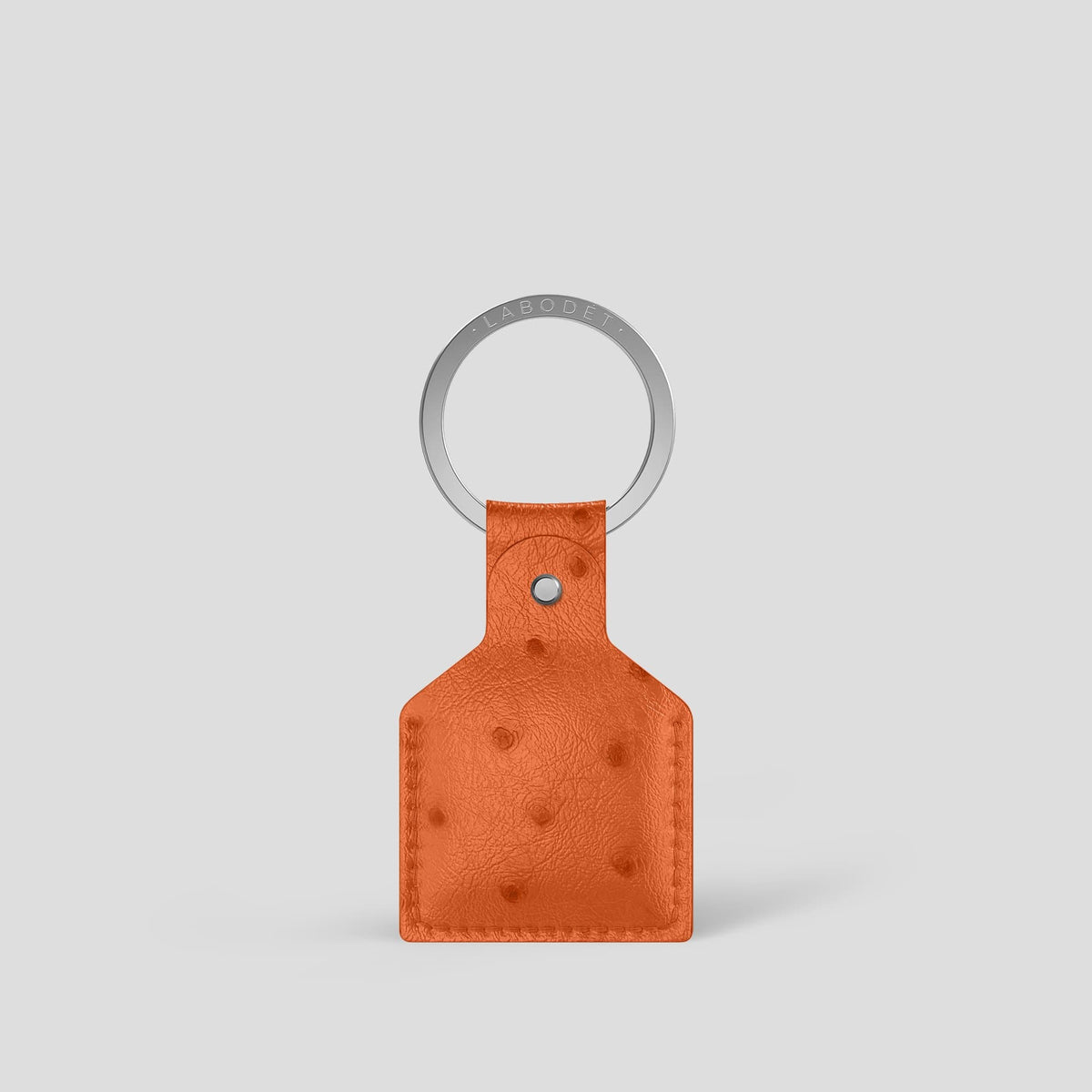 Orange AirTag Ostrich with Steel Metal -1 | Orange-Steel