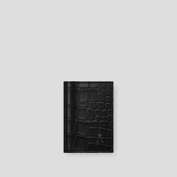 Tri-fold Wallet In Alligator