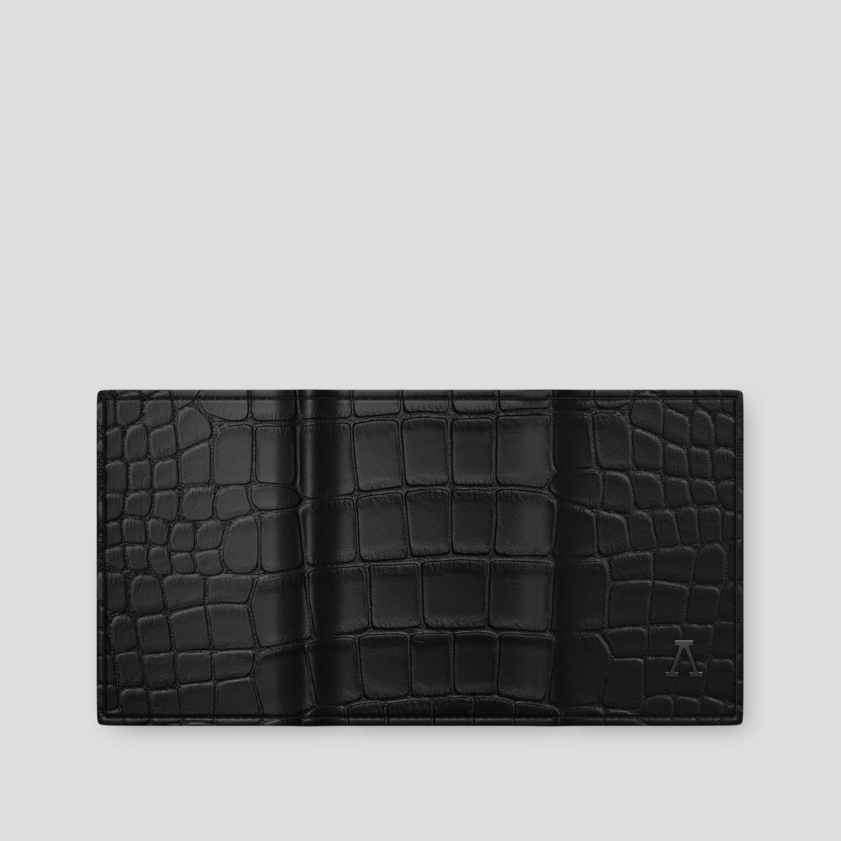 Black BHolder Alligator with Black Metal -4 | Black-Black