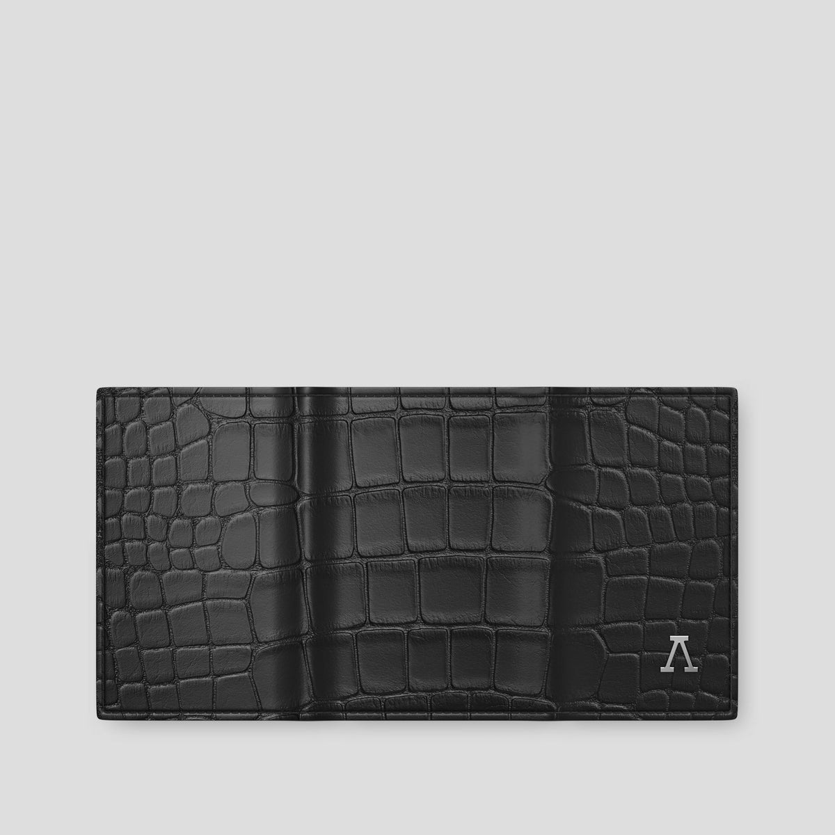Grey BHolder Alligator with Steel Metal -4 | Grey-Steel