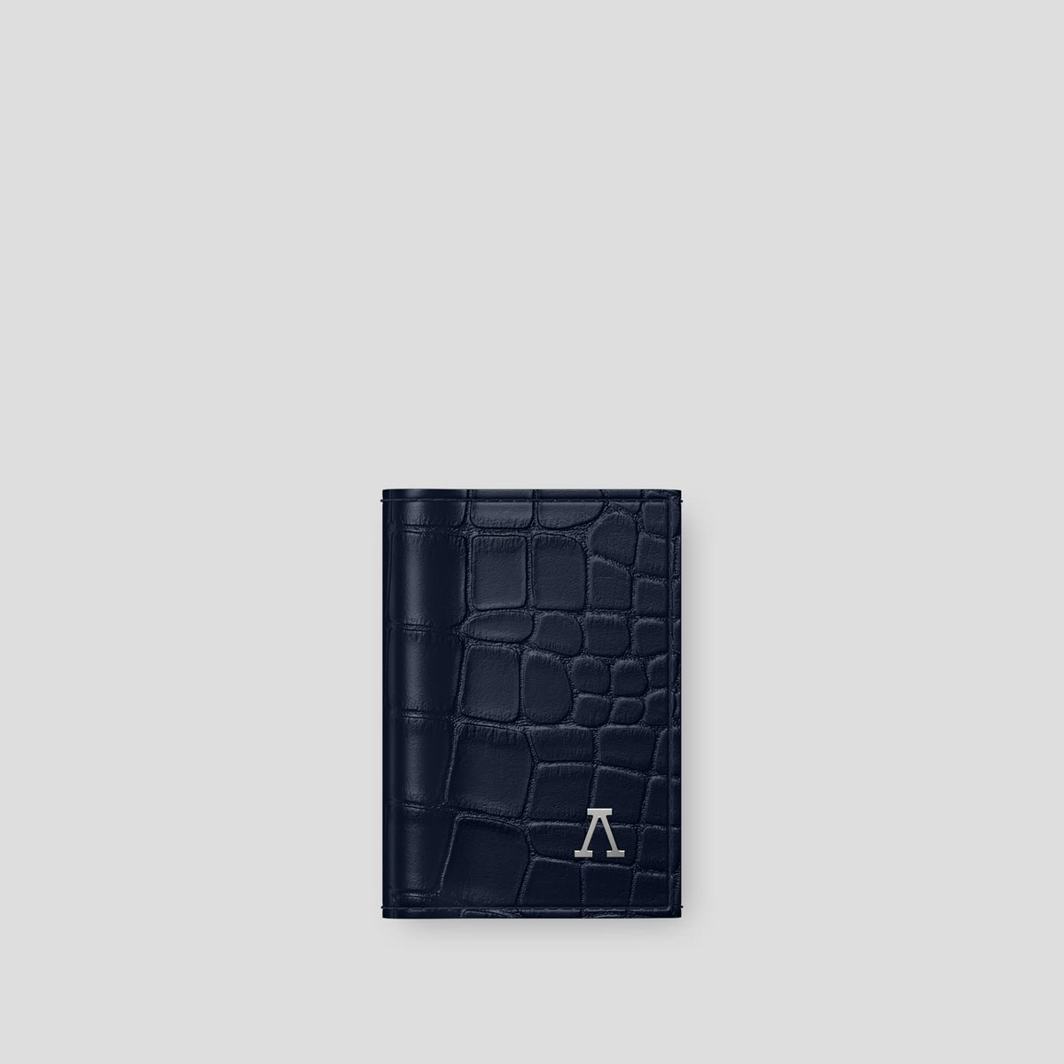 Navy Blue BHolder Alligator with Steel Metal -1 | Navy-Blue-Steel