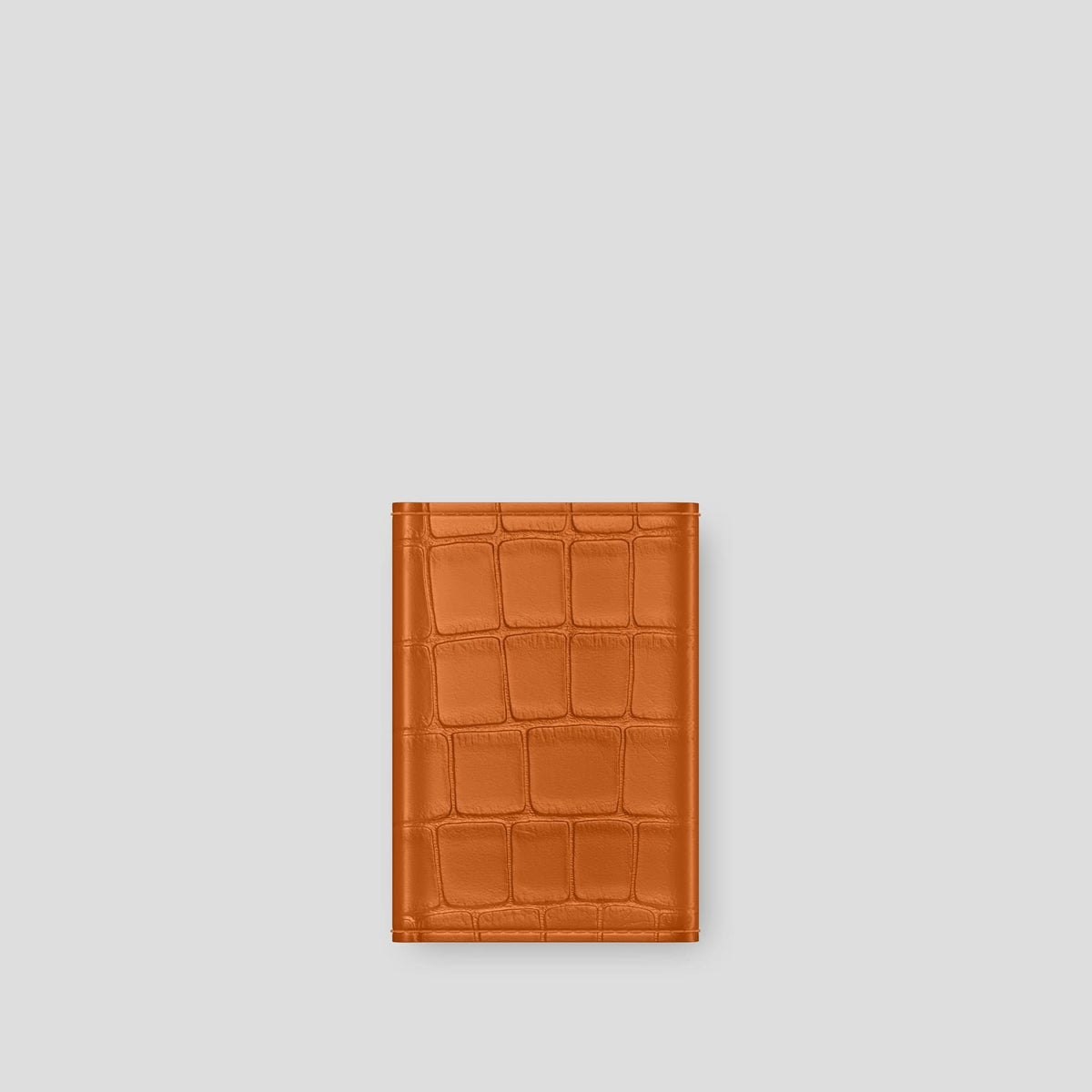 Orange BHolder Alligator with Black Metal -5 | Orange-Black