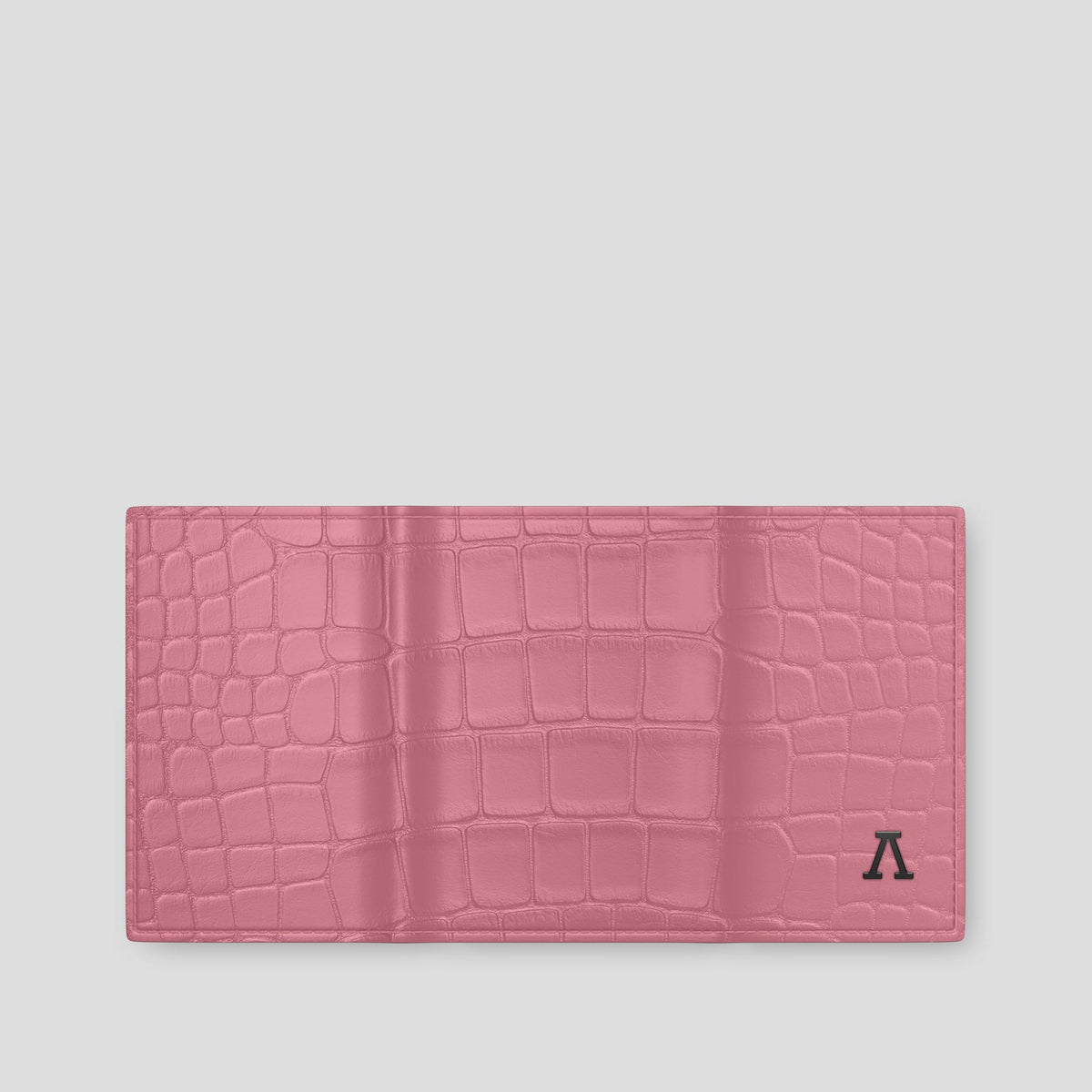 Pink BHolder Alligator with Black Metal -4 | Pink-Black