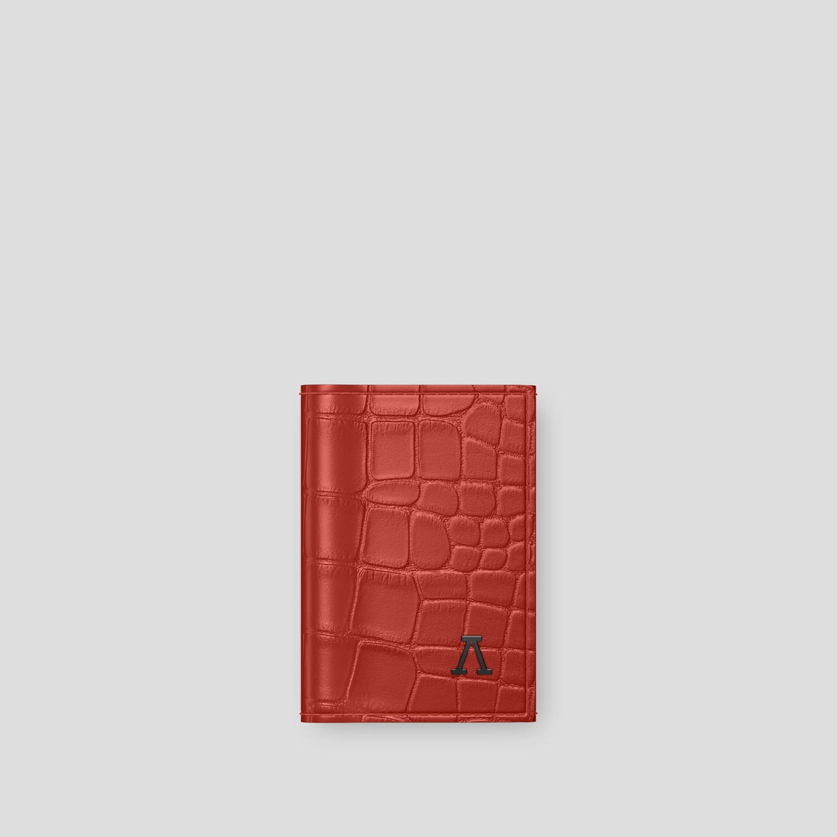 Red BHolder Alligator with Black Metal -1 | Red-Black