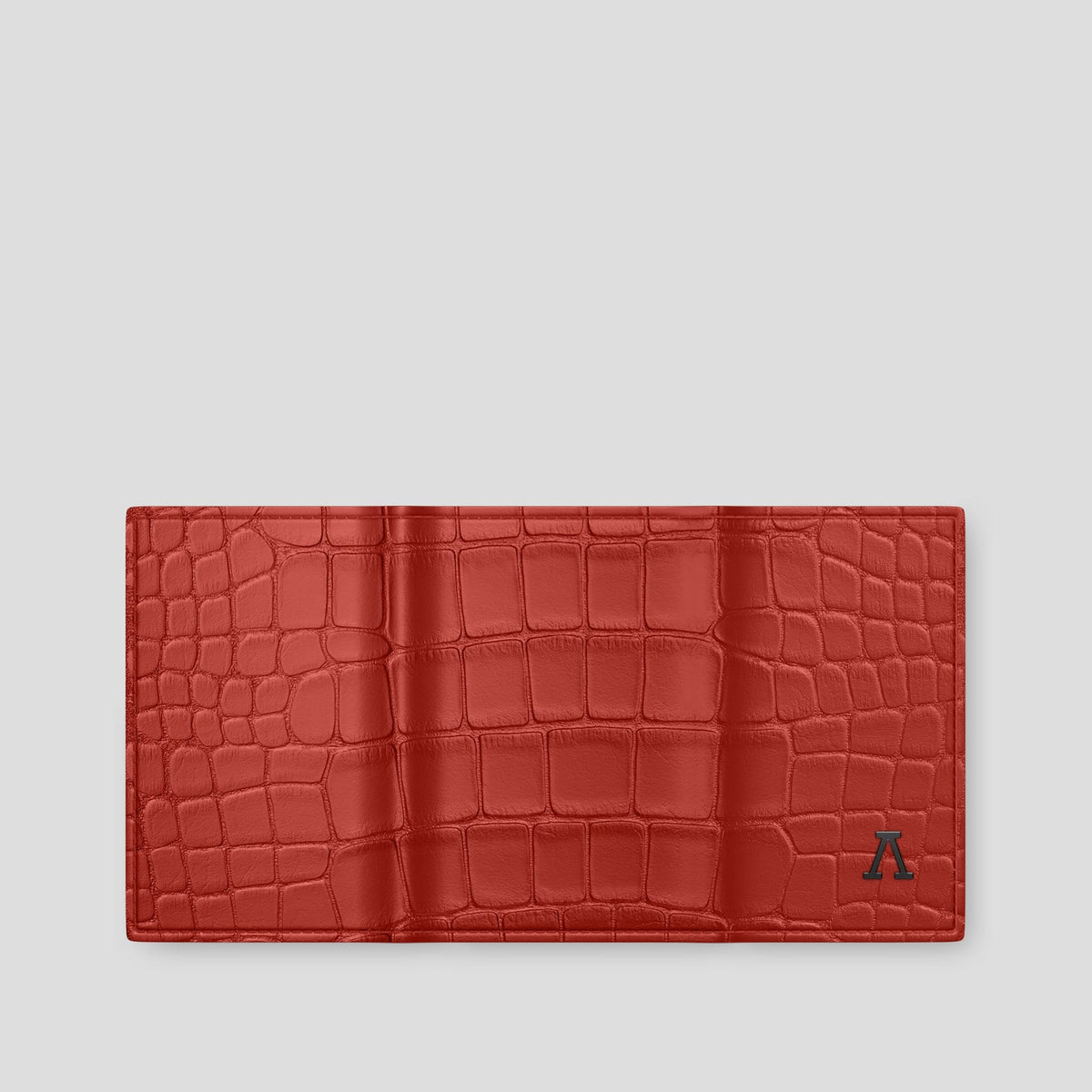 Red BHolder Alligator with Black Metal -4 | Red-Black