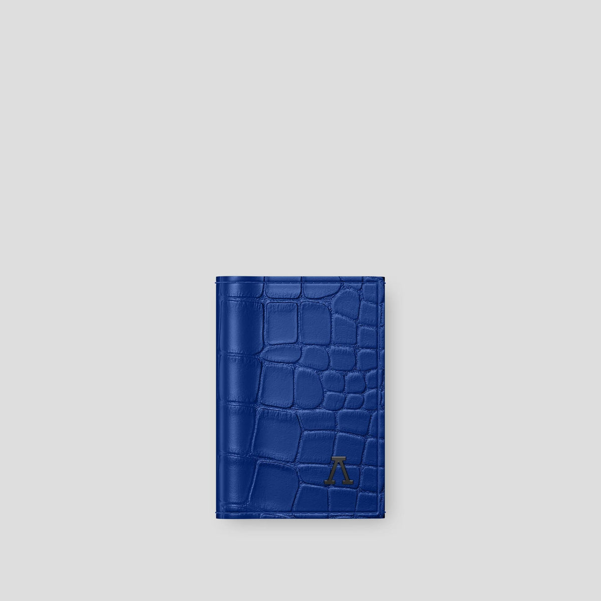 Royal Blue BHolder Alligator with Black Metal -1 | Royal-Blue-Black