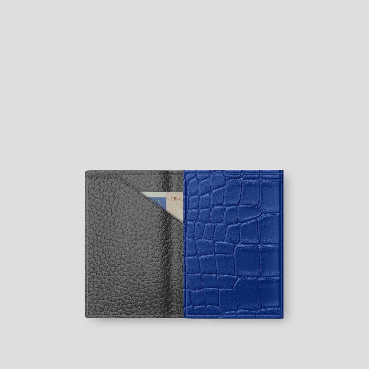 Royal Blue BHolder Alligator with Black Metal -2 | Royal-Blue-Black
