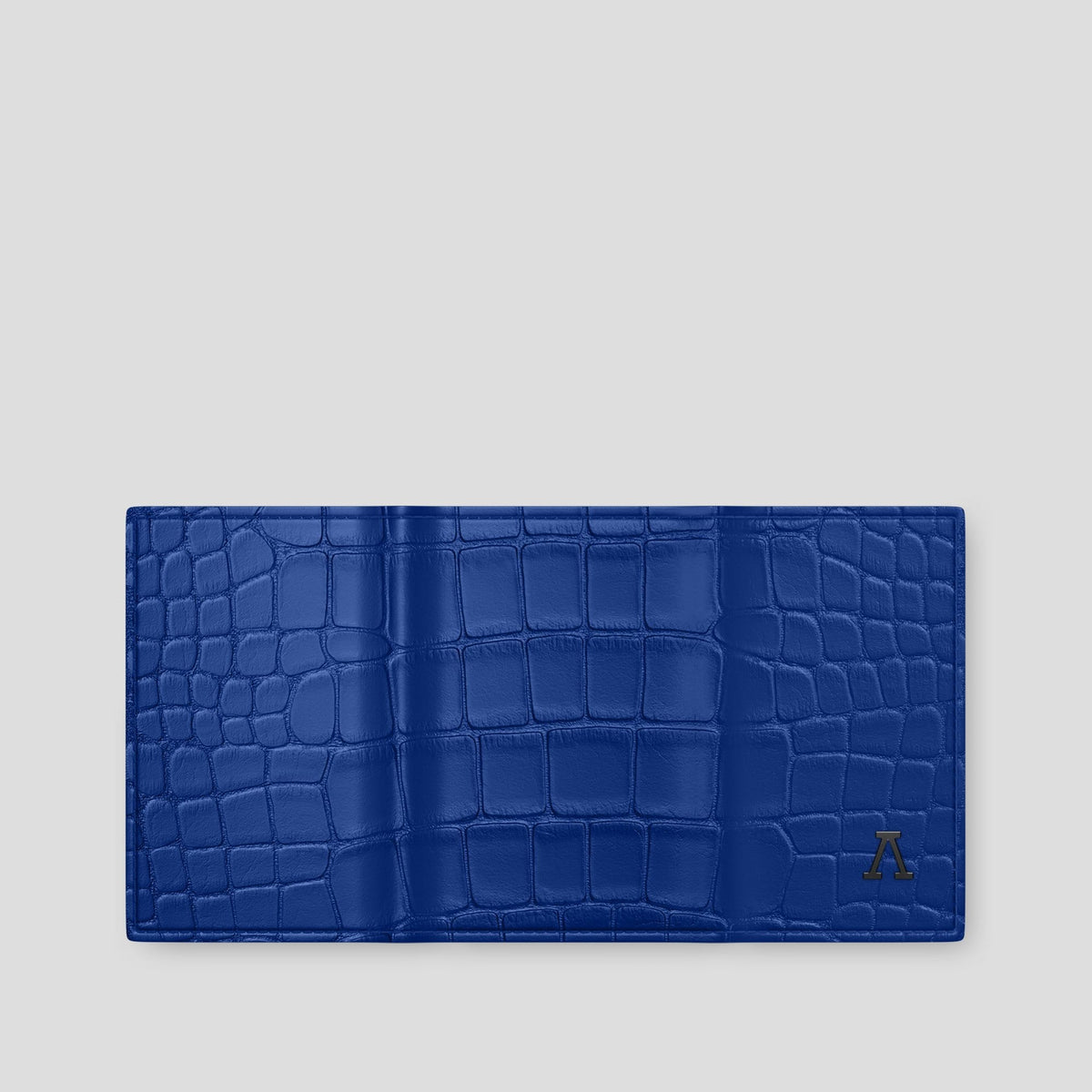 Royal Blue BHolder Alligator with Black Metal -4 | Royal-Blue-Black