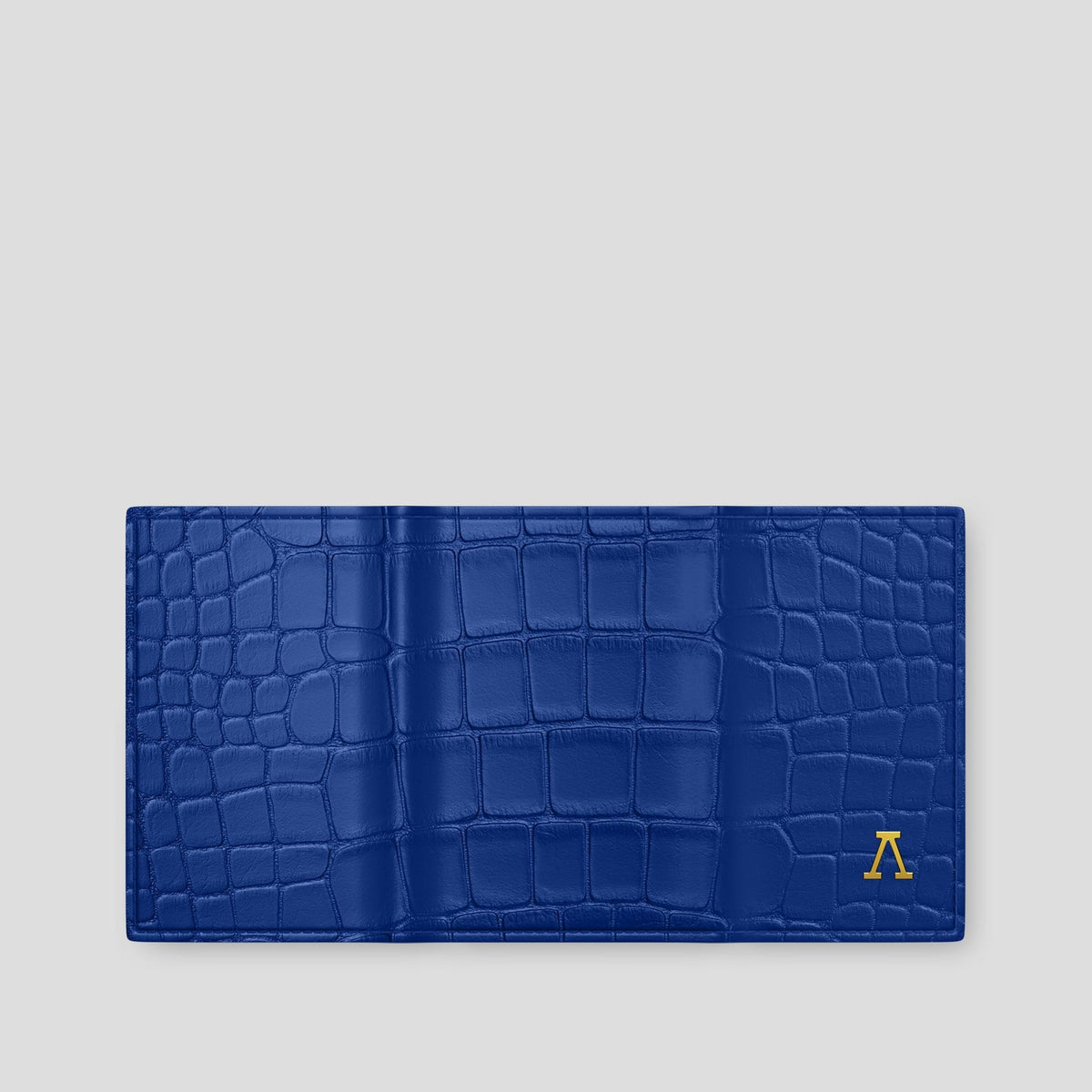 Royal Blue BHolder Alligator with Gold Metal -4 | Royal-Blue-Gold
