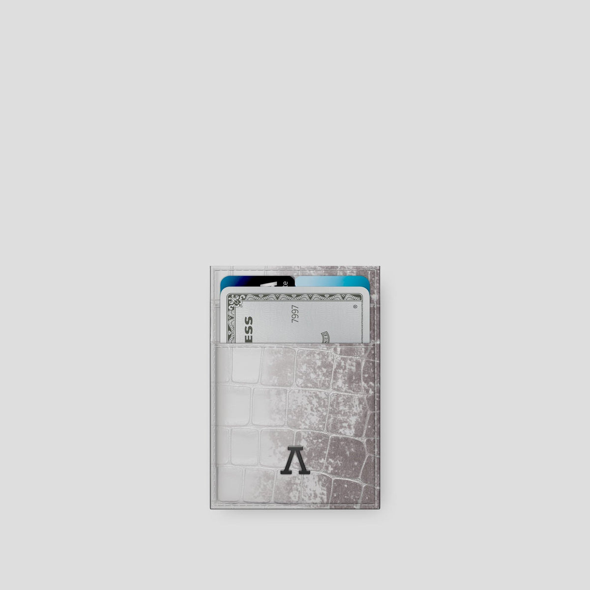 Light Himalaya Cardholder with Black Metal -1 | Light-Black