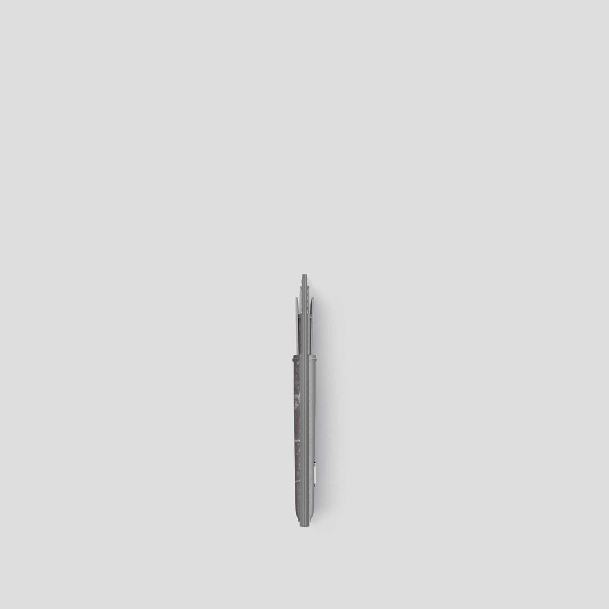 Light Himalaya Cardholder with Steel Metal -2 | Light-Steel