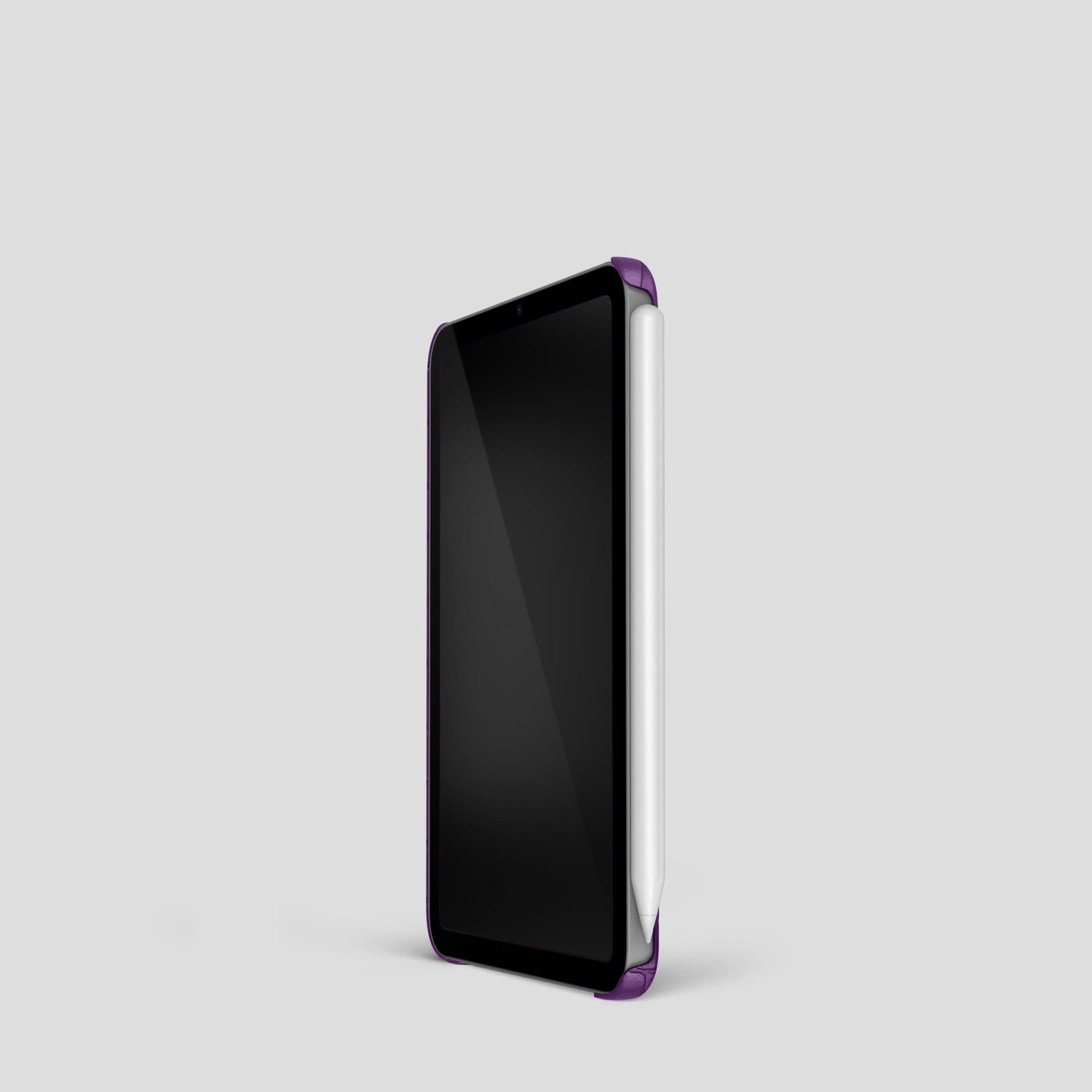 Purple iPad mini Case with Carbon Dragon Alligator -4 | Purple