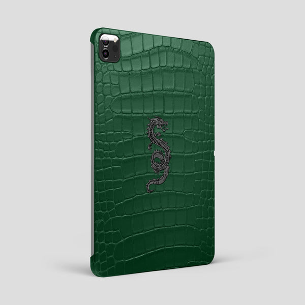 Case with Carbon Dragon For iPad Pro 12.9-inch (5th gen) In Alligator