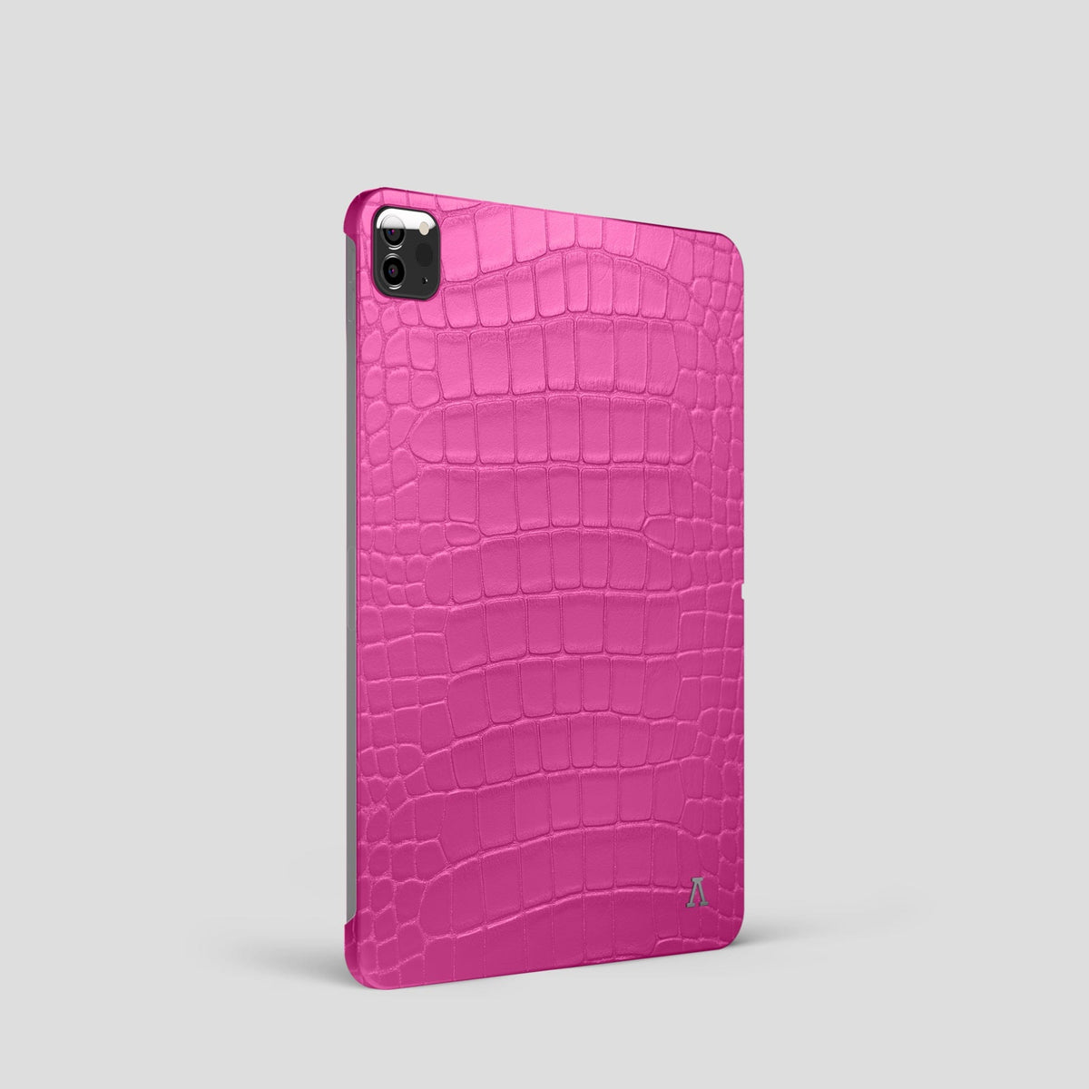 Fuchsia iPad Pro 11-inch Case Alligator with Steel Metal -1 | Fuchsia-Steel