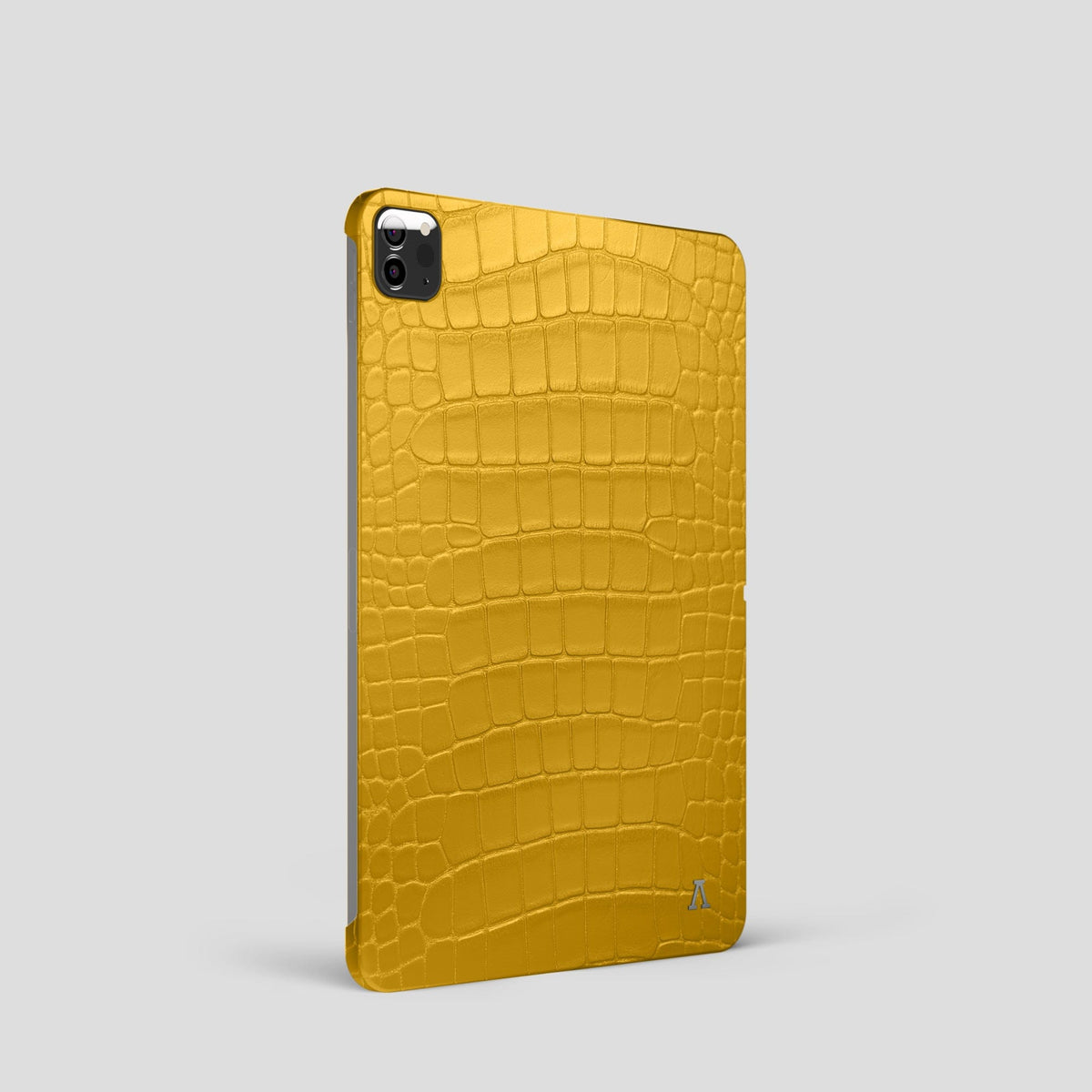 Yellow iPad Pro 11-inch Case Alligator with Steel Metal -1 | Yellow-Steel