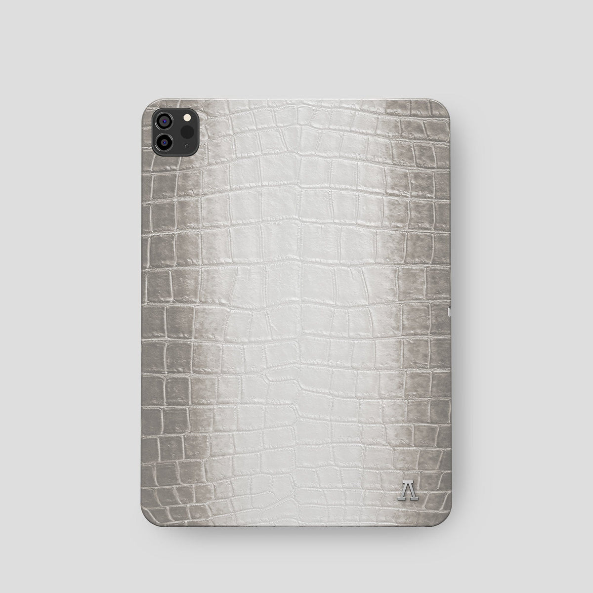 Light iPad Pro 11-inch Case Himalayan Crocodile with Steel Metal -2 | Light-Steel