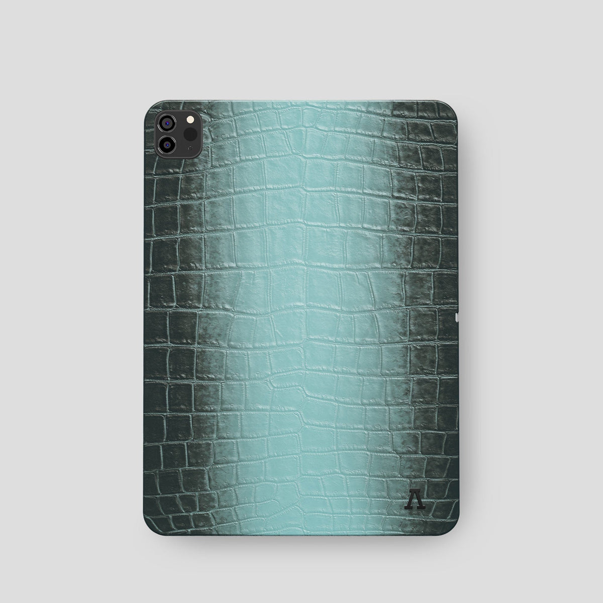 Light-Mint iPad Pro 11-inch Case Himalayan Crocodile with Black Metal -2 | Light-Mint-Black