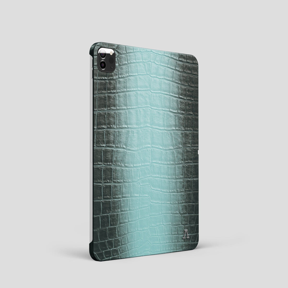 Light-Mint iPad Pro 11-inch Case Himalayan Crocodile with Steel Metal -1 | Light-Mint-Steel