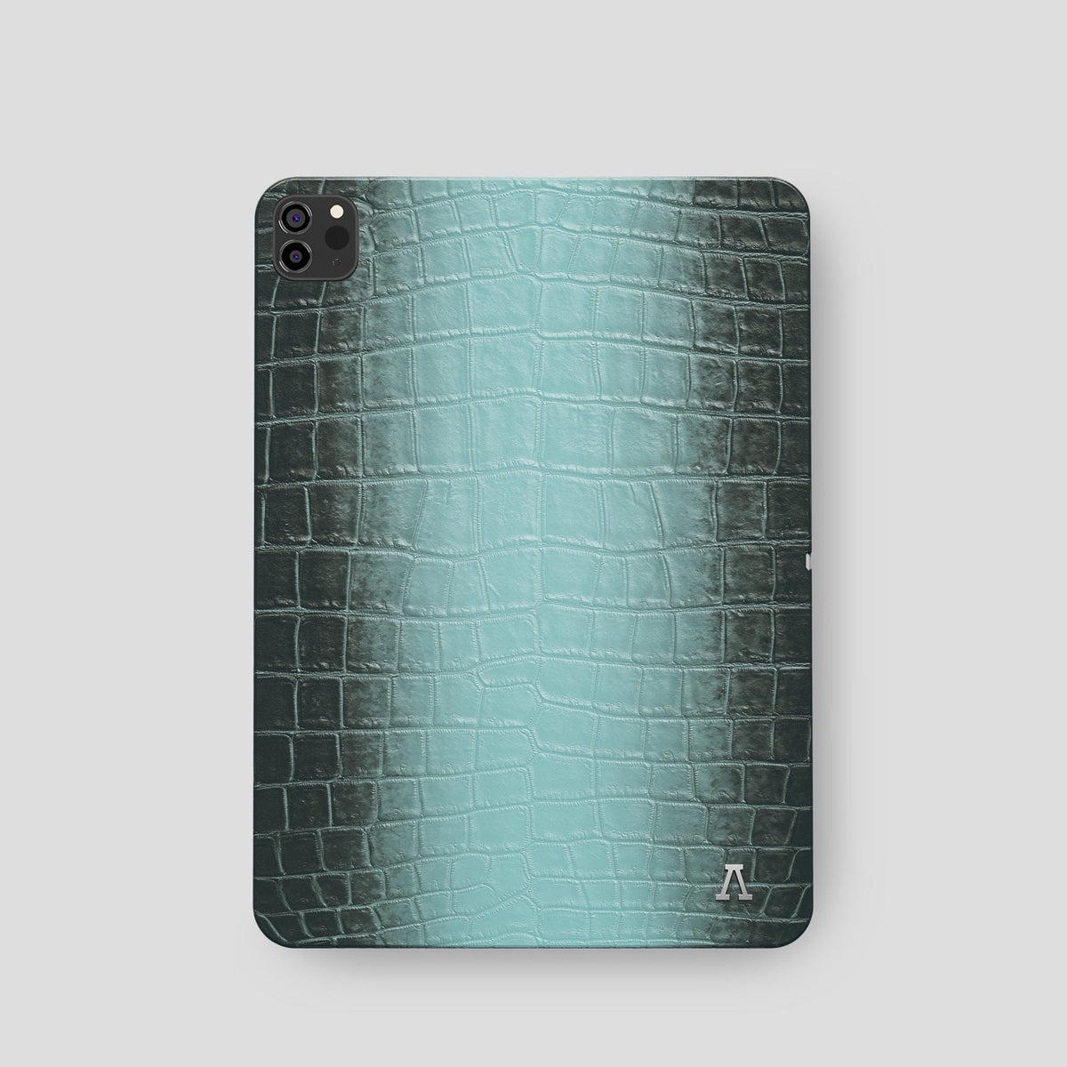 Light-Mint iPad Pro 11-inch Case Himalayan Crocodile with Steel Metal -2 | Light-Mint-Steel
