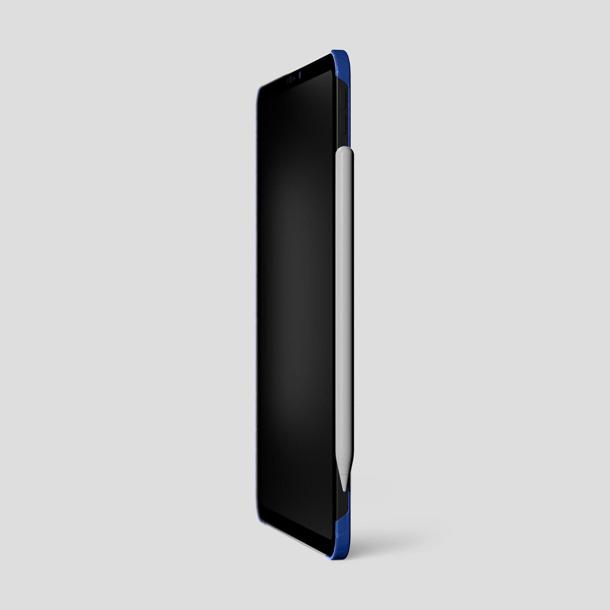 Royal Blue iPad Pro 12.9-inch Case Alligator with Black Metal -4 | Royal-Blue-Black