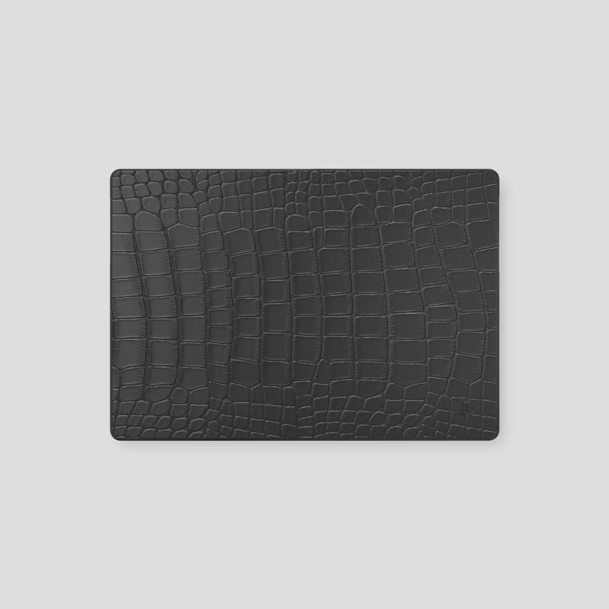 Grey Macbook Pro 14 Alligator with Black Metal -2 | Grey-Black