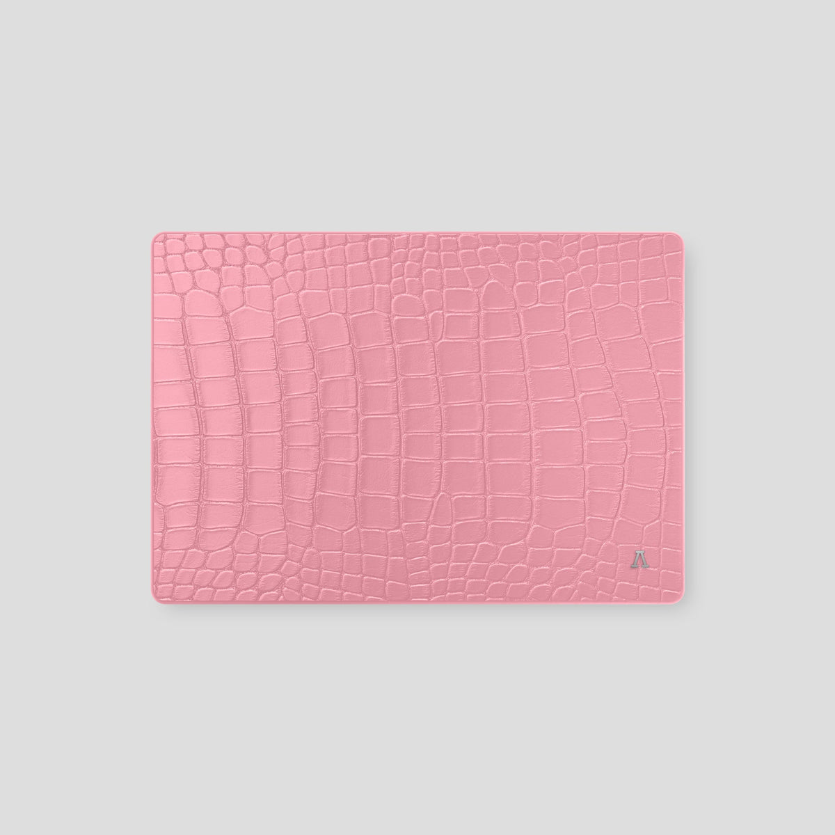 Pink Macbook Pro 14 Alligator with Steel Metal -2 | Pink-Steel