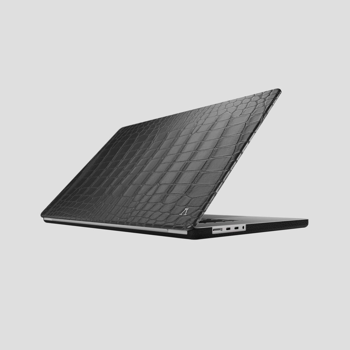 Grey Macbook Pro 16 2021 Alligator with Steel Metal -1 | Grey-Steel