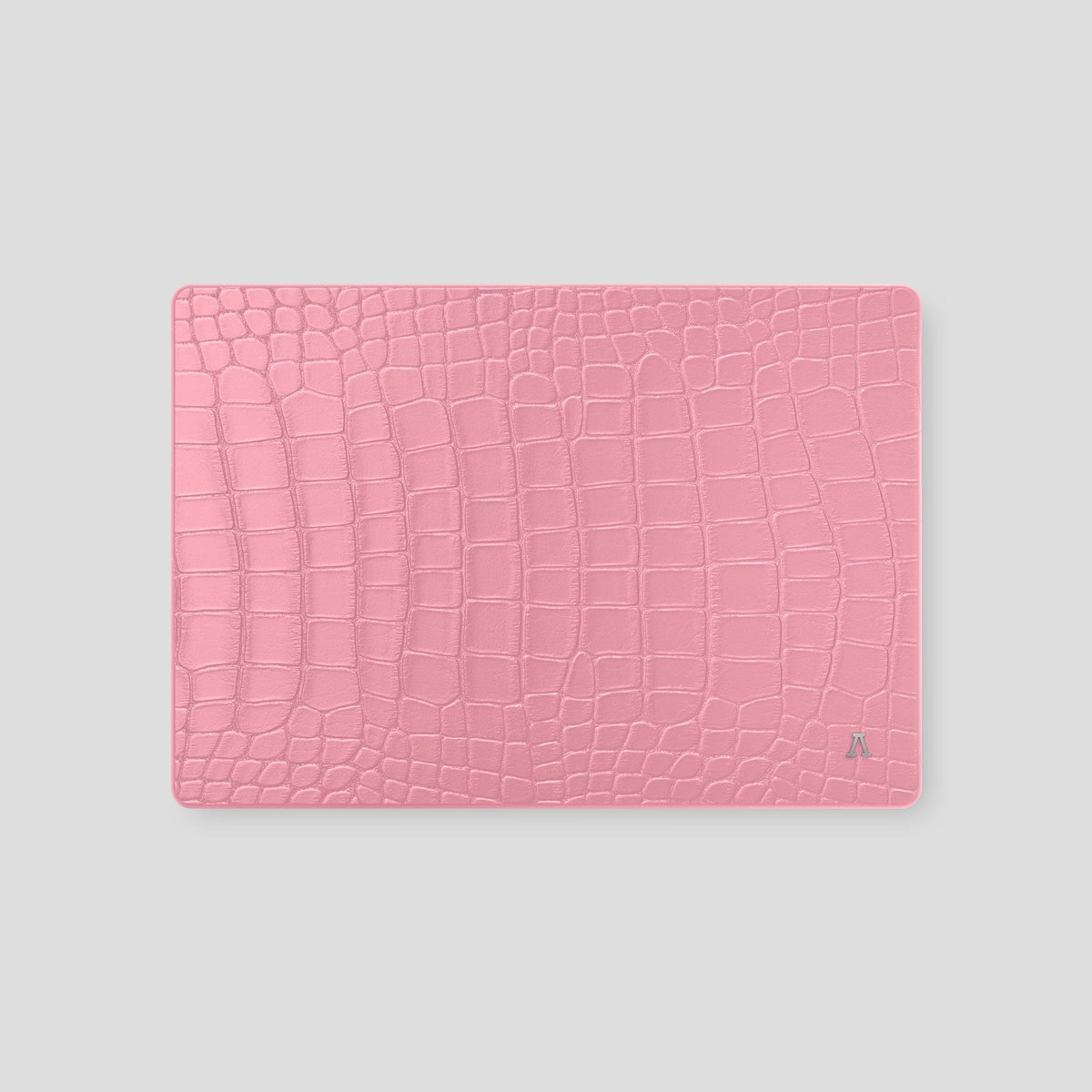 Pink Macbook Pro 16 2021 Alligator with Steel Metal -2 | Pink-Steel