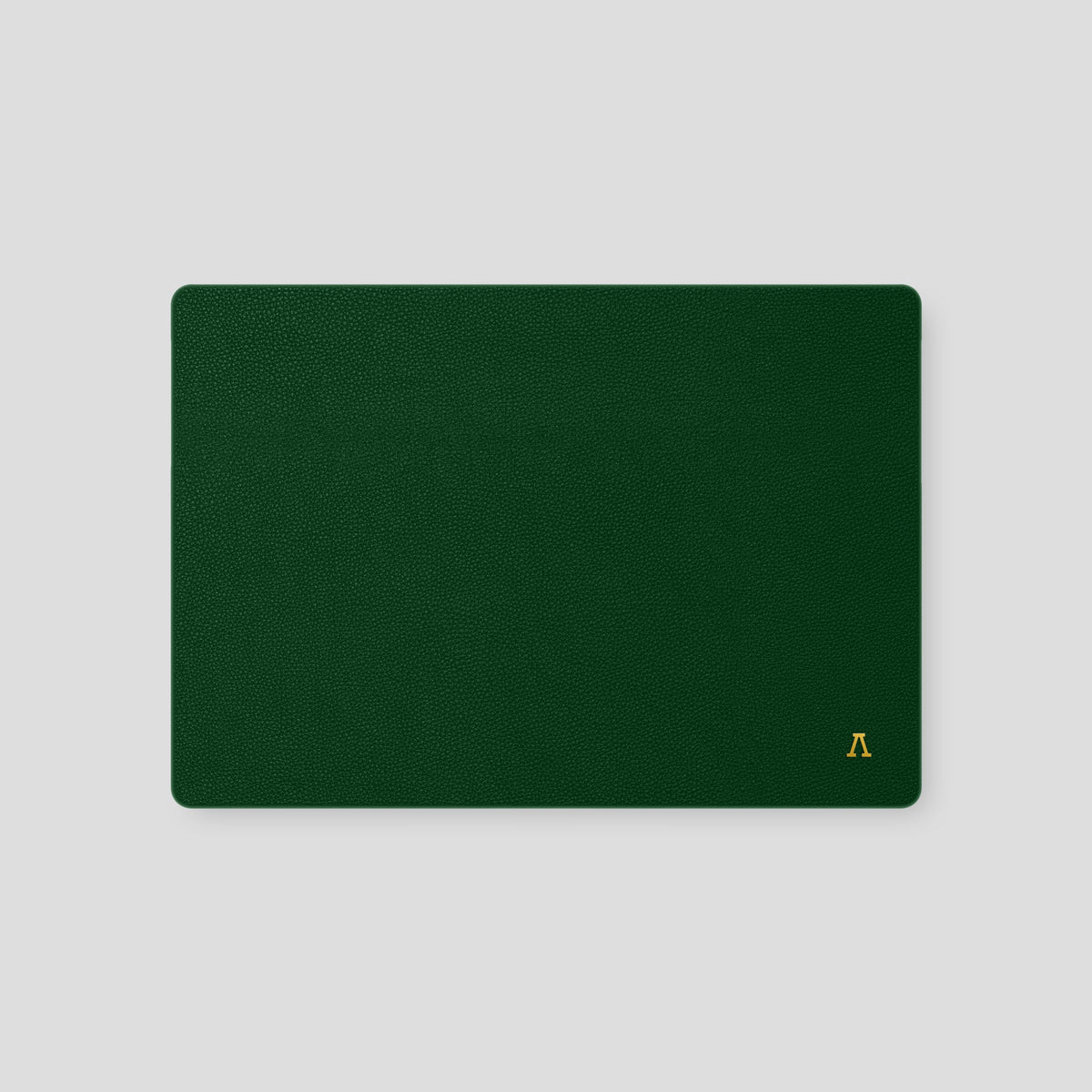 Dark Green Macbook 16 2021 Calf with Gold Metal -2 | Dark-Green-Gold