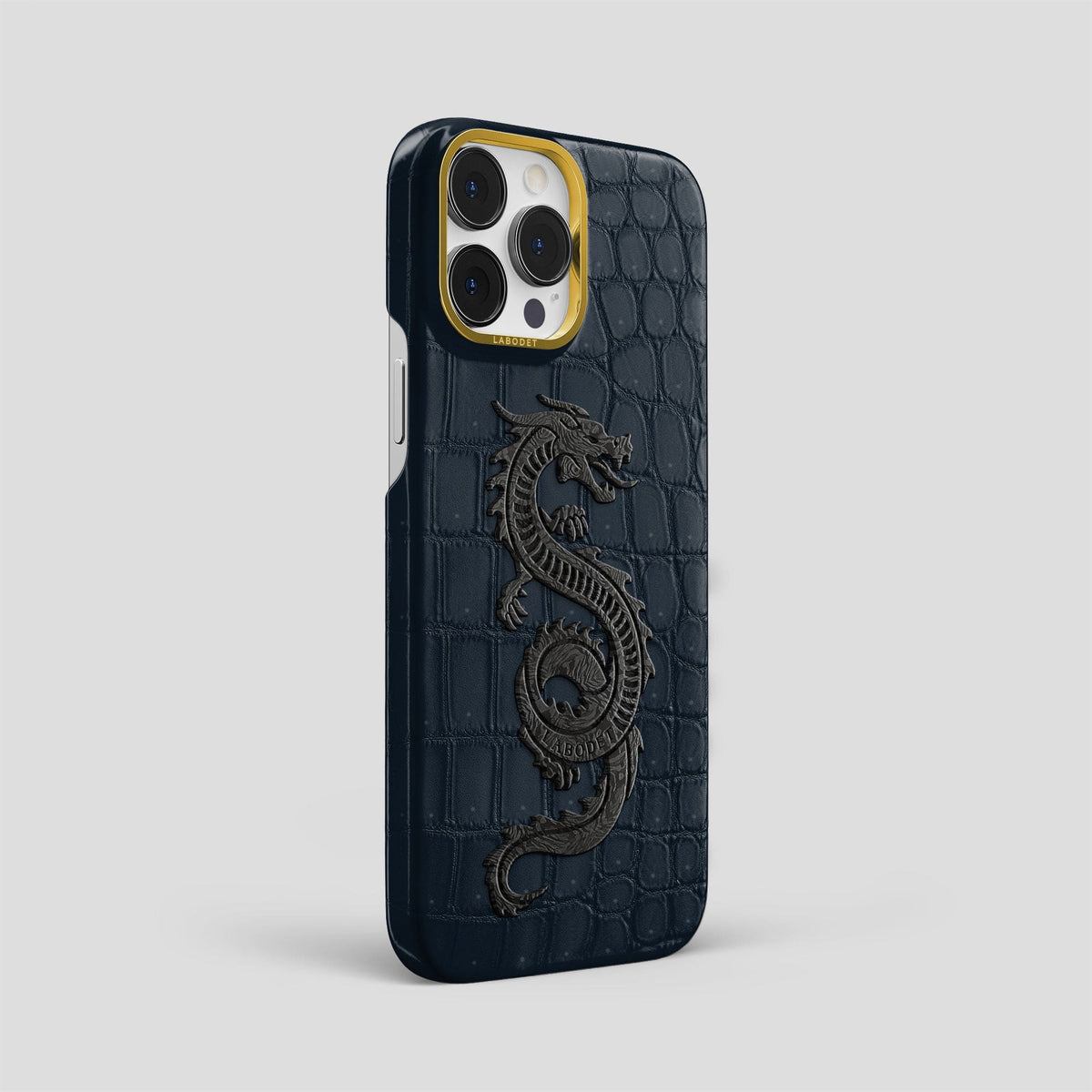 Deep-Blue-Sea iPhone 14 Pro Max Classic Case with Gold Metal -2 | Deep-Blue-Sea-Gold