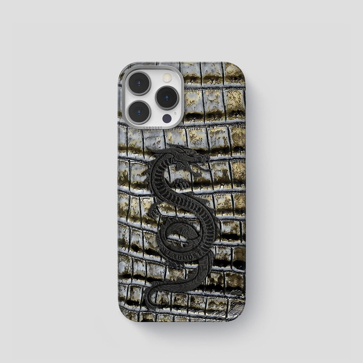 Antique-Bronze iPhone 14 Pro Himalaya Classic Case with Steel Metal -1 | Antique-Bronze-Steel