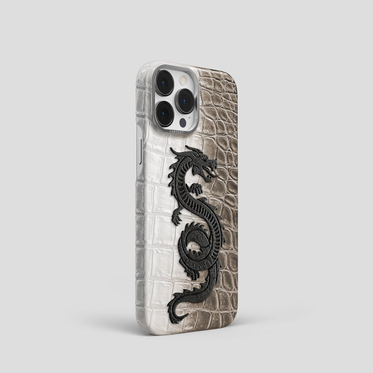 Dark iPhone 14 Pro Himalaya Classic Case with Steel Metal -2 | Dark-Steel