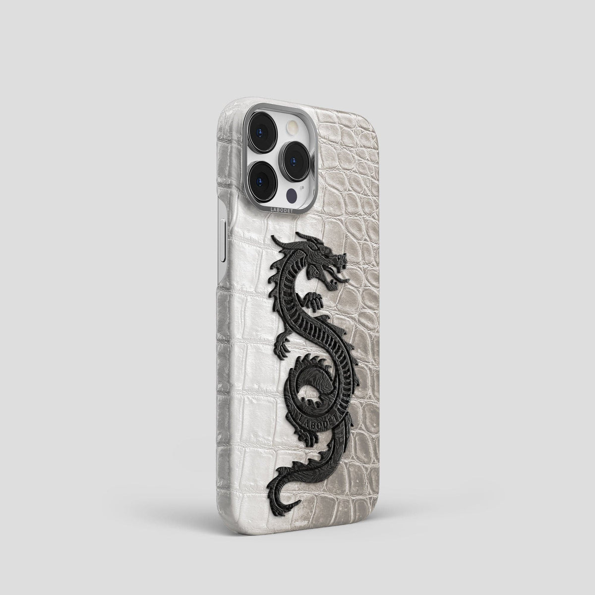 Light iPhone 14 Pro Himalaya Classic Case with Steel Metal -2 | Light-Steel