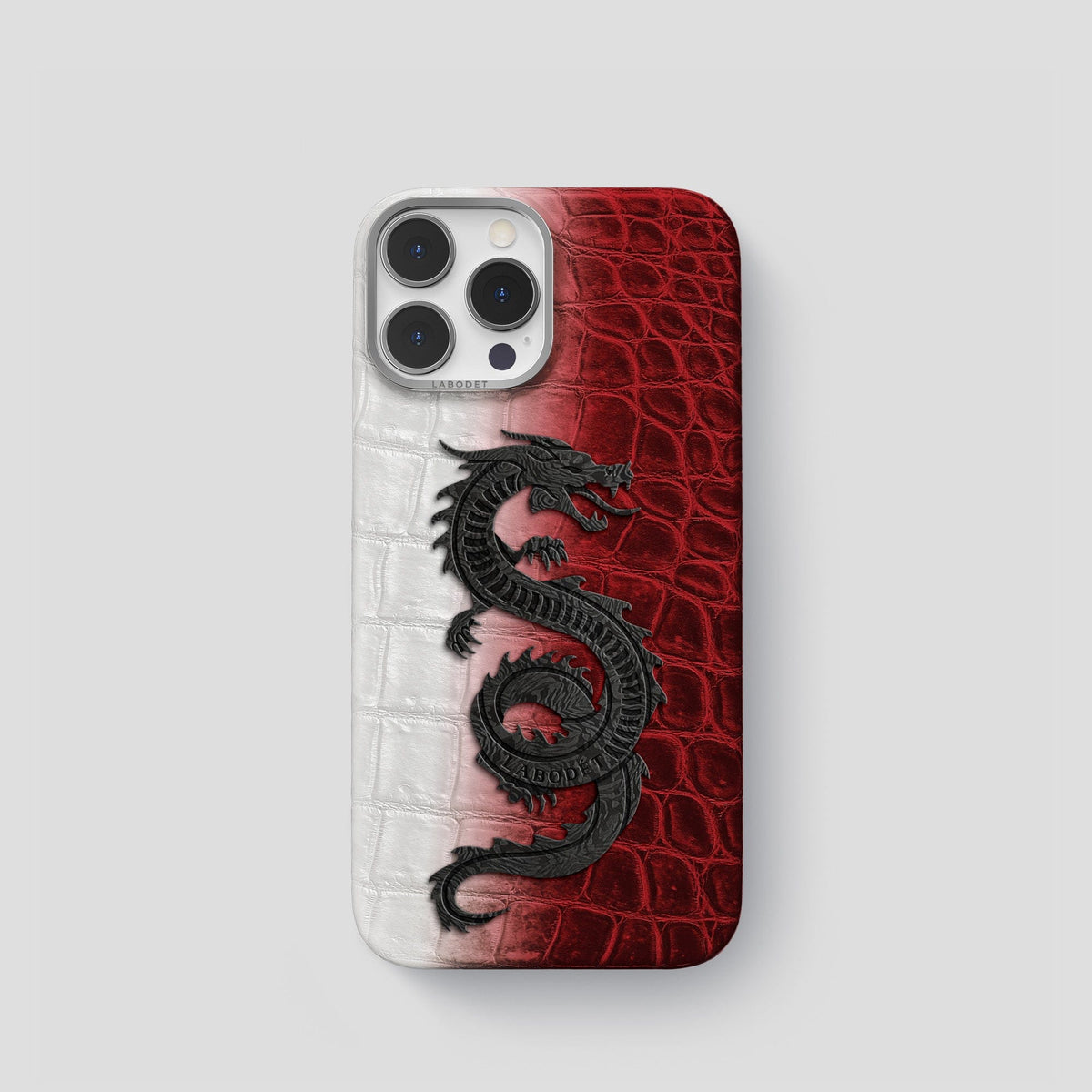 Red iPhone 14 Pro Himalaya Classic Case with Steel Metal -1 | Red-Steel