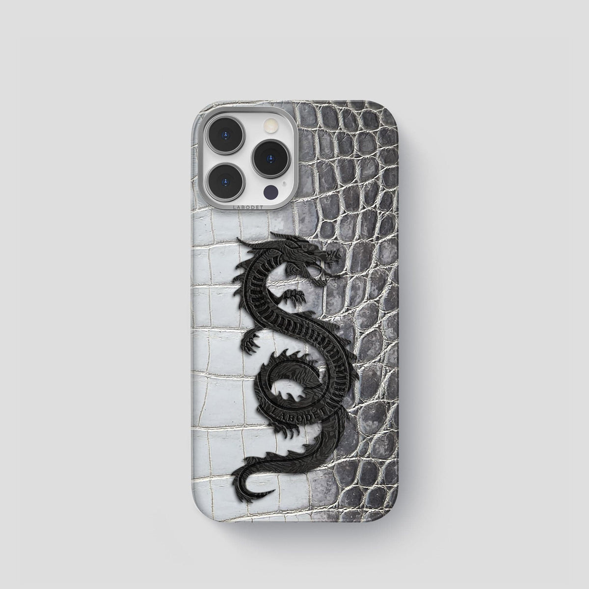 Silver iPhone 14 Pro Himalaya Classic Case with Steel Metal -1 | Silver-Steel