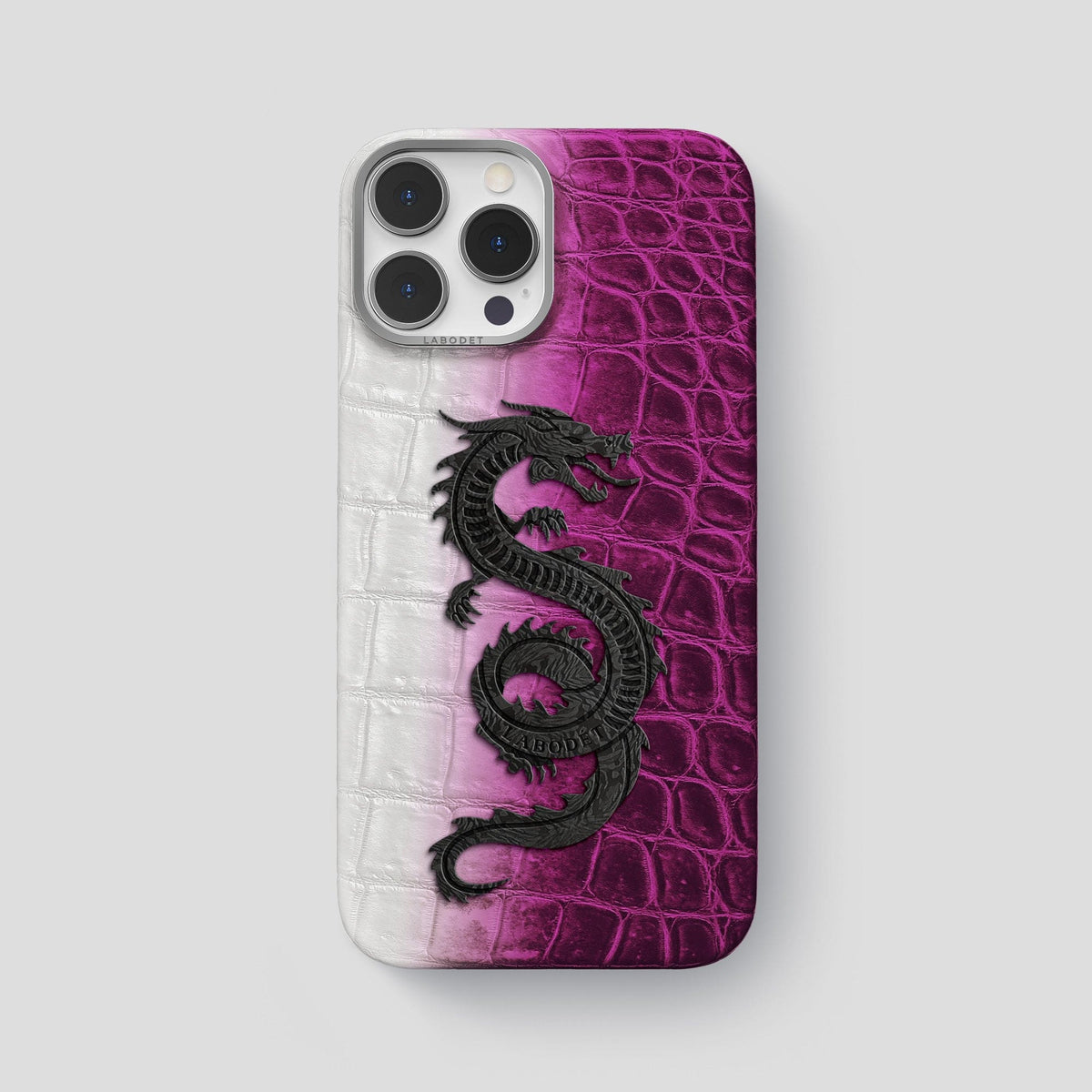 Fuchsia iPhone 14 Pro Max Himalaya Classic Case with Steel Metal -1 | Fuchsia-Steel