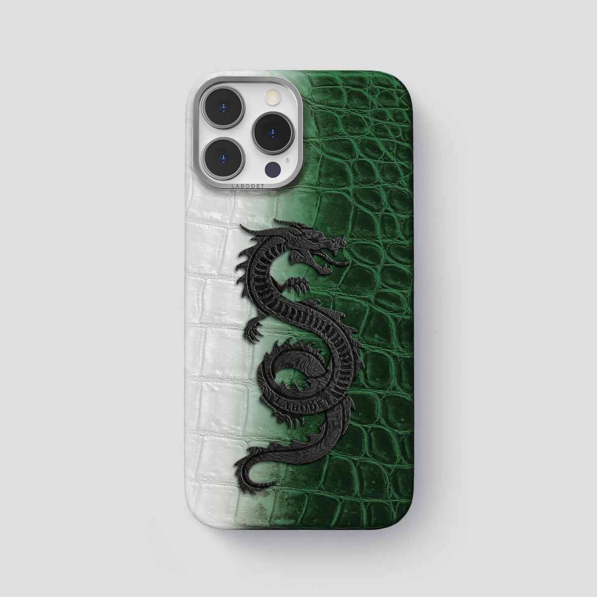 Green iPhone 14 Pro Max Himalaya Classic Case with Steel Metal -1 | Green-Steel