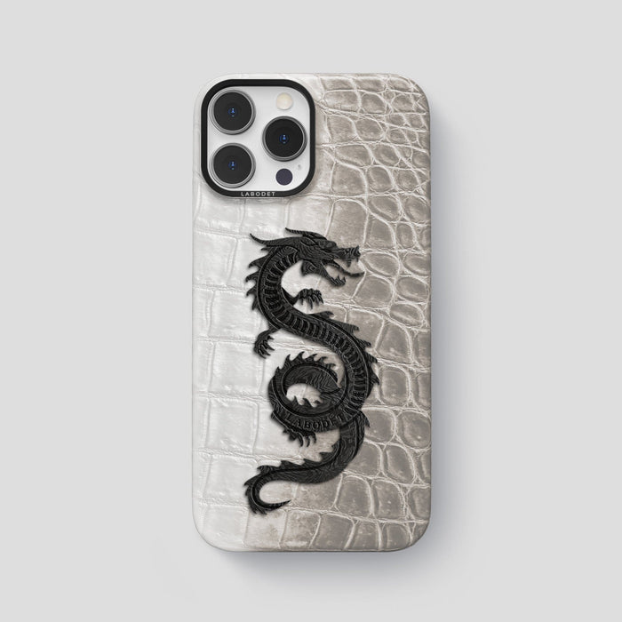 Light iPhone 14 Pro Max Himalaya Classic Case with Black Metal -1 | Light-Black
