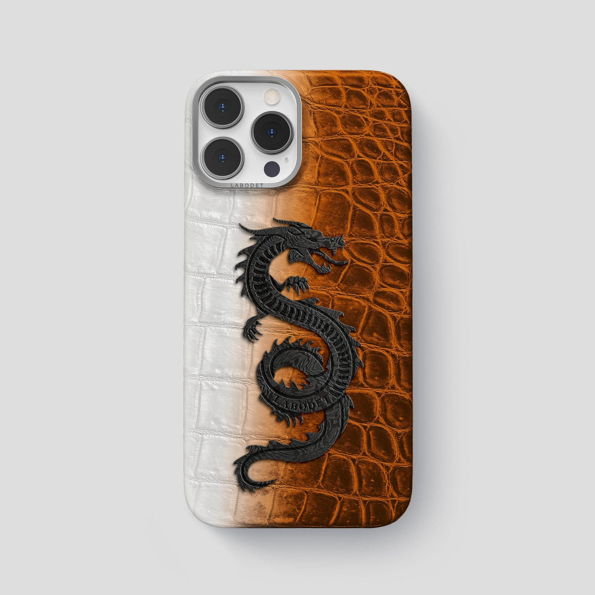 Orange iPhone 14 Pro Max Himalaya Classic Case with Steel Metal -1 | Orange-Steel
