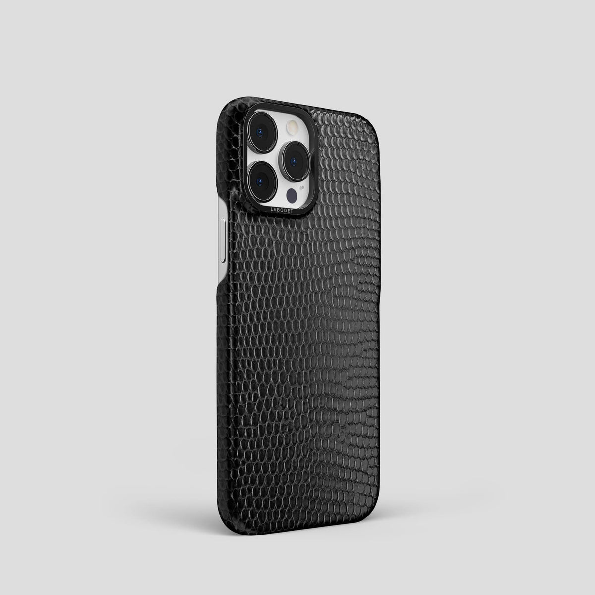 Black iPhone 14 Pro Classic Case with Black Metal -2 | Black-Black