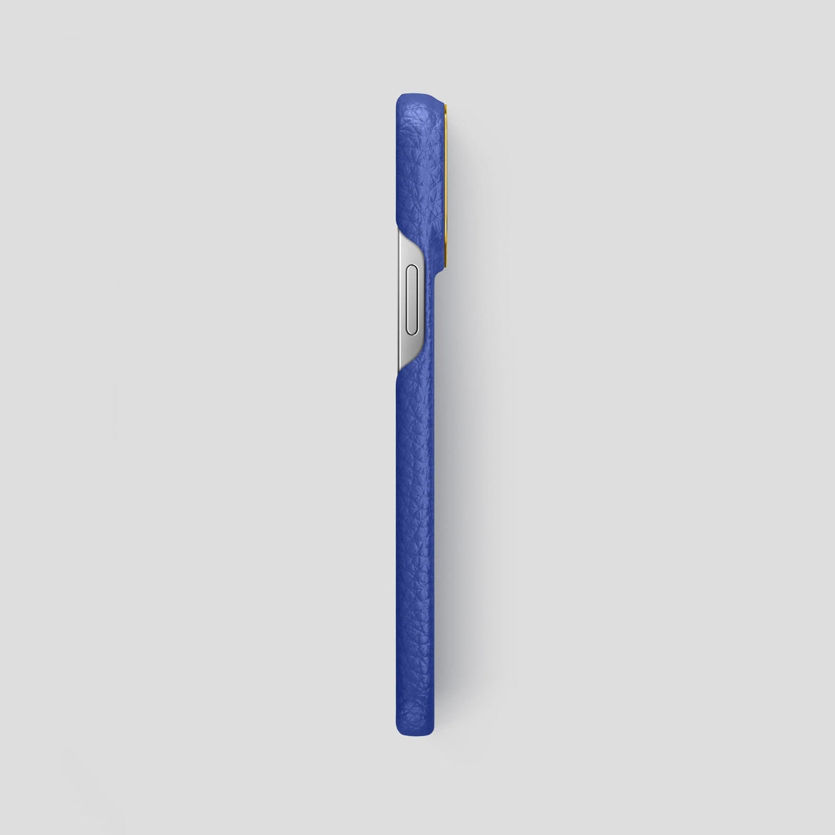 Royal Blue iPhone 14 Pro Max Classic Case Calf with Gold Metal -3 | Royal-Blue-Gold